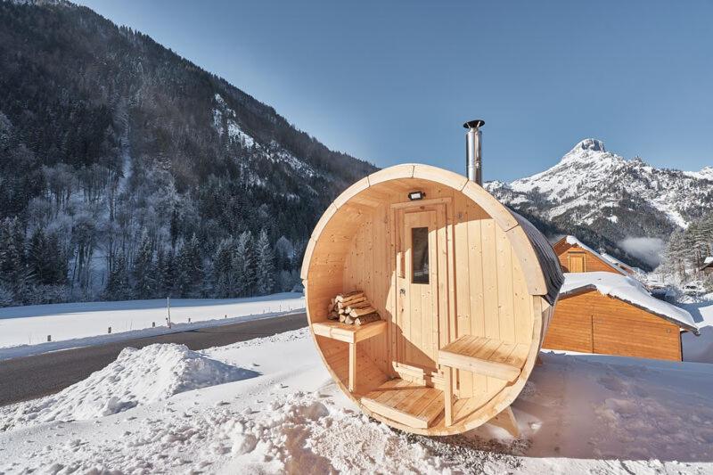 Naturparkresort Xeis Natur Apartments Johnsbach Exterior foto